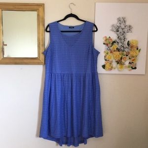 Cobalt Lace Sleeveless Dress